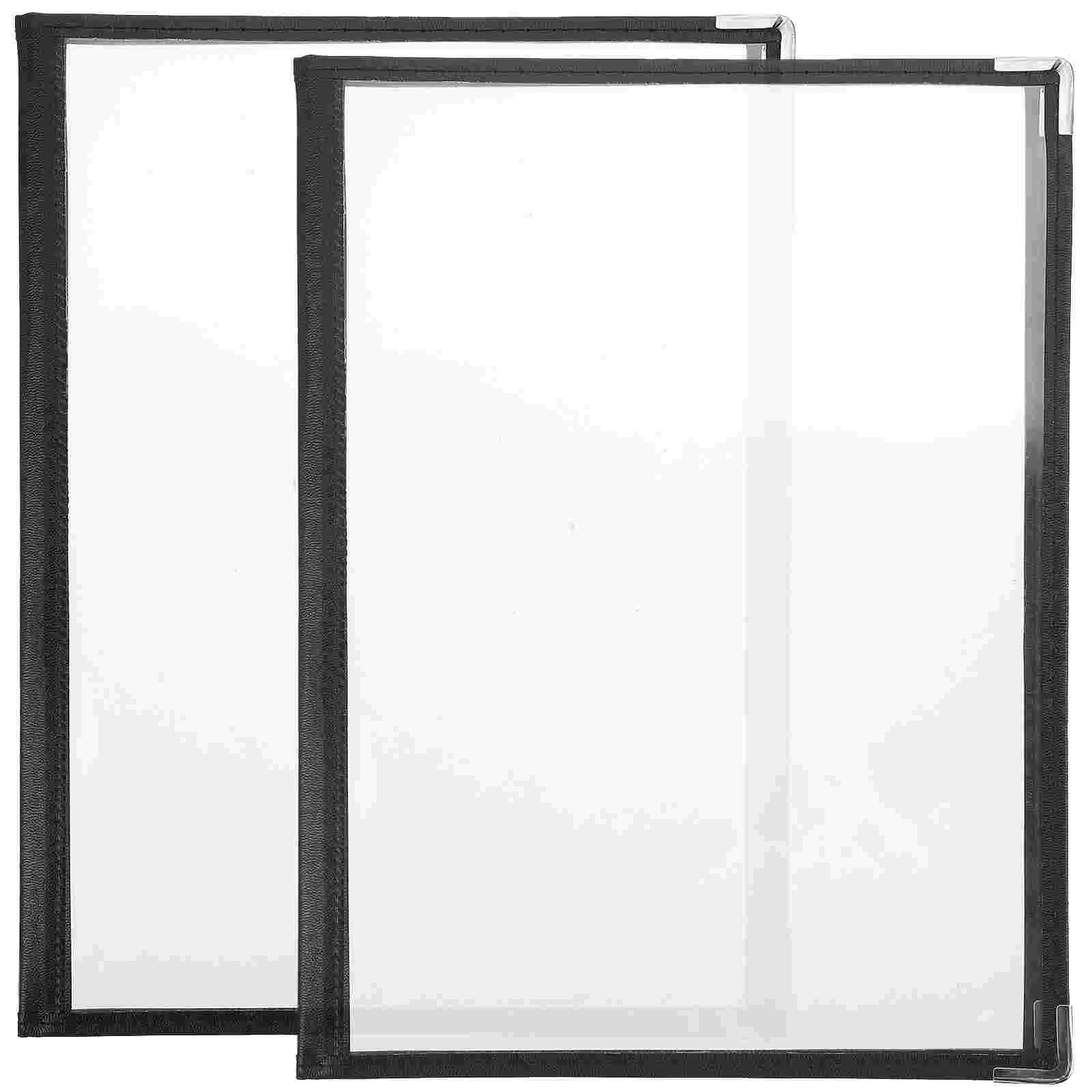 

Menu Covers 85 X 11 Recipe Folder Protector Portable Restaurant Holder