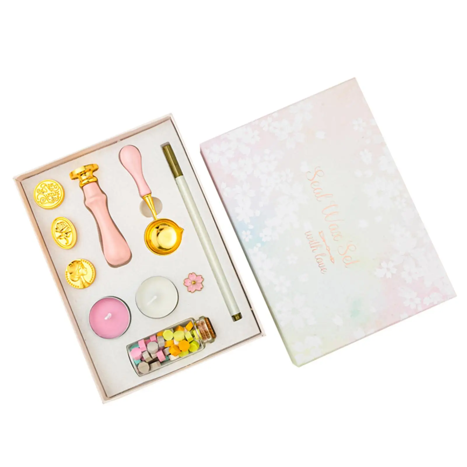 

Набор восковых печати, для украшения и украски конвертов