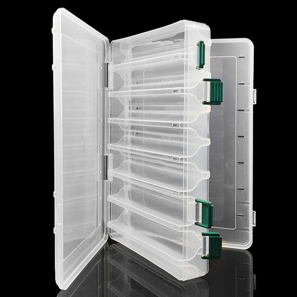 

1 шт., двусторонняя коробка для рыболовных снастей