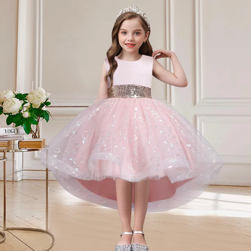 Летние Платья с цветочным рисунком для девочек на свадьбу и торжество вечерние