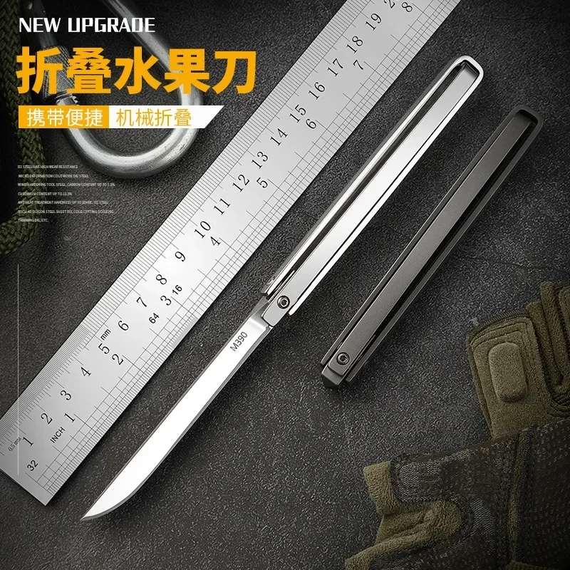 

The New Portable Stainless Steel Folding Fruit Knife Is Small, Stable, and Durable, and Can Be Carried with You for Self-defense