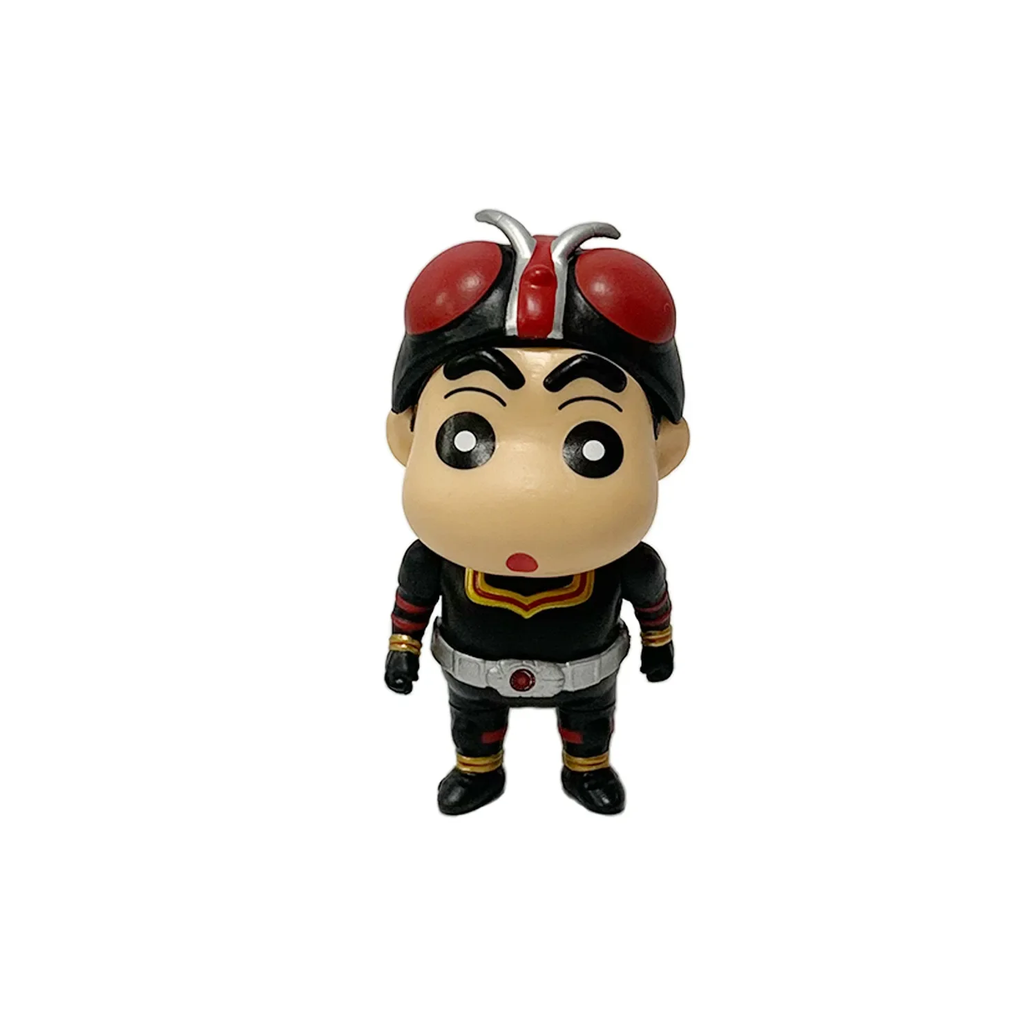 Экшн-фигурки Супермена Crayon Shin-chan Cos Kamen Rider 12 см ПВХ модель игрушки милые