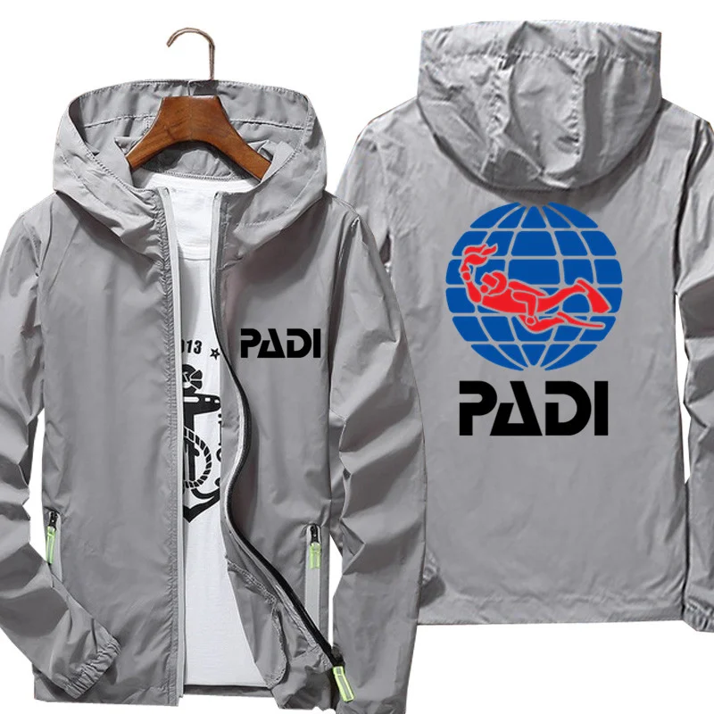 

Mens Women Scuba Driver Padi Windbreaker Pilot Thin Reflective Sunscreen Ultra Light Jacket Coat Bomber Flight Male Oversize 7XL