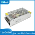 Адаптер питания для светодиодной ленты, 110-220 В переменного тока в 12 В, 20 А