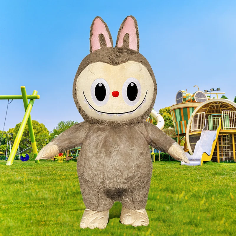Костюм талисмана кролика монстров плюшевая аниме-мультяшная кукла милый кролик