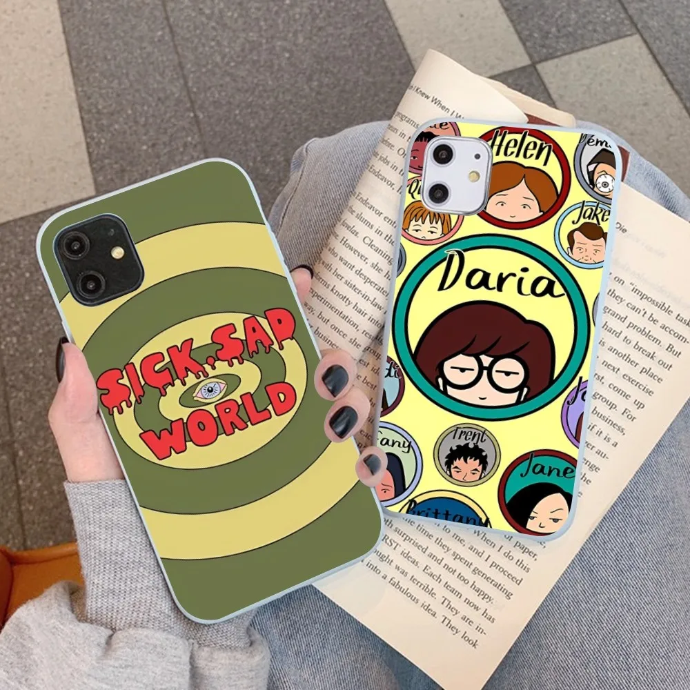 Чехол для телефона Anime-D-Darias IPhone 14 11 12 13 Mini Pro Xs Max 8 7 6 6S Plus X XR однотонный чехол ярких