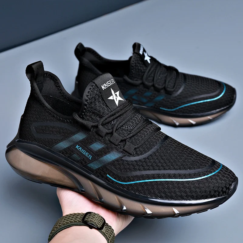 

Роскошная Подлинная [Специальный выпуск бренда ceзаря] Летающая тканая Мужская дышащая подошва с попкорном из кокоса модная повседневная сп...