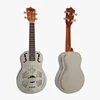 aiersi brand 24 inch concert f holes resonator ukulele 4 string guitar with bag