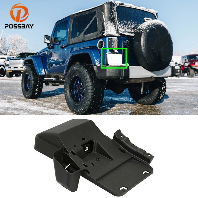 

Car Rear License Plate Mounting Holder Bracket Light for Jeep Wrangler JK JKU Unlimited Rubicon Sahara Sports 2/4 Door 2007-2018