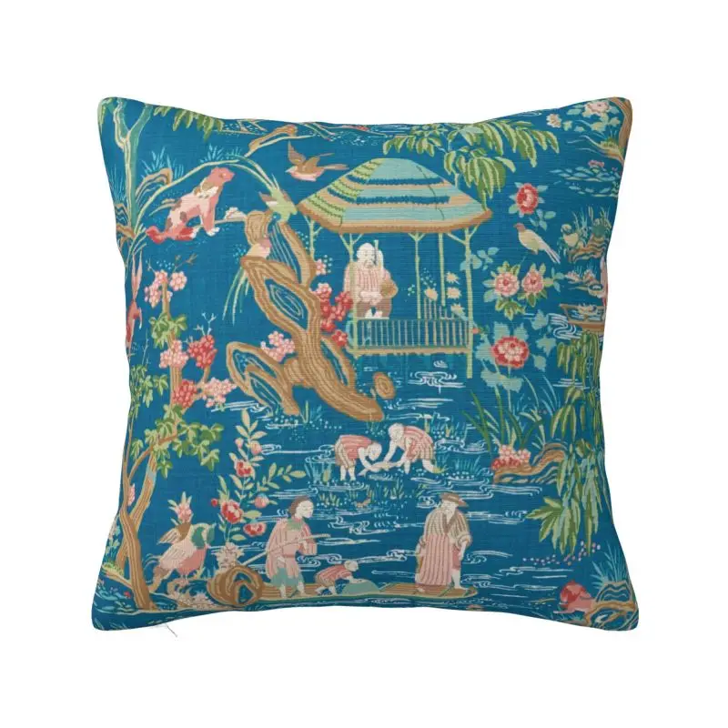 Роскошная Античная Восточная китайская ивовая наволочка для подушки мягкая