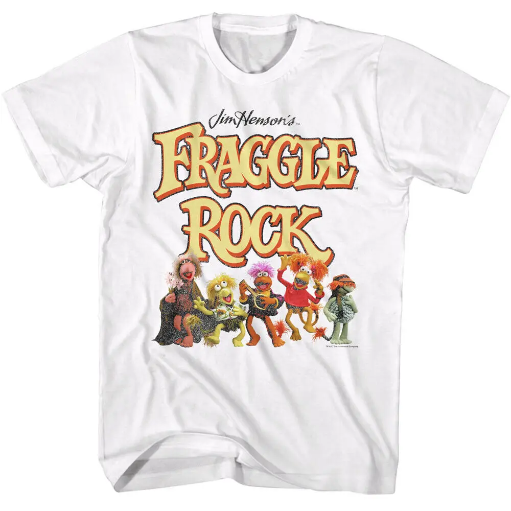 Мужская футболка Fraggle Rock Jim Henson's Fraggles с логотипом Puppeteer 80-х