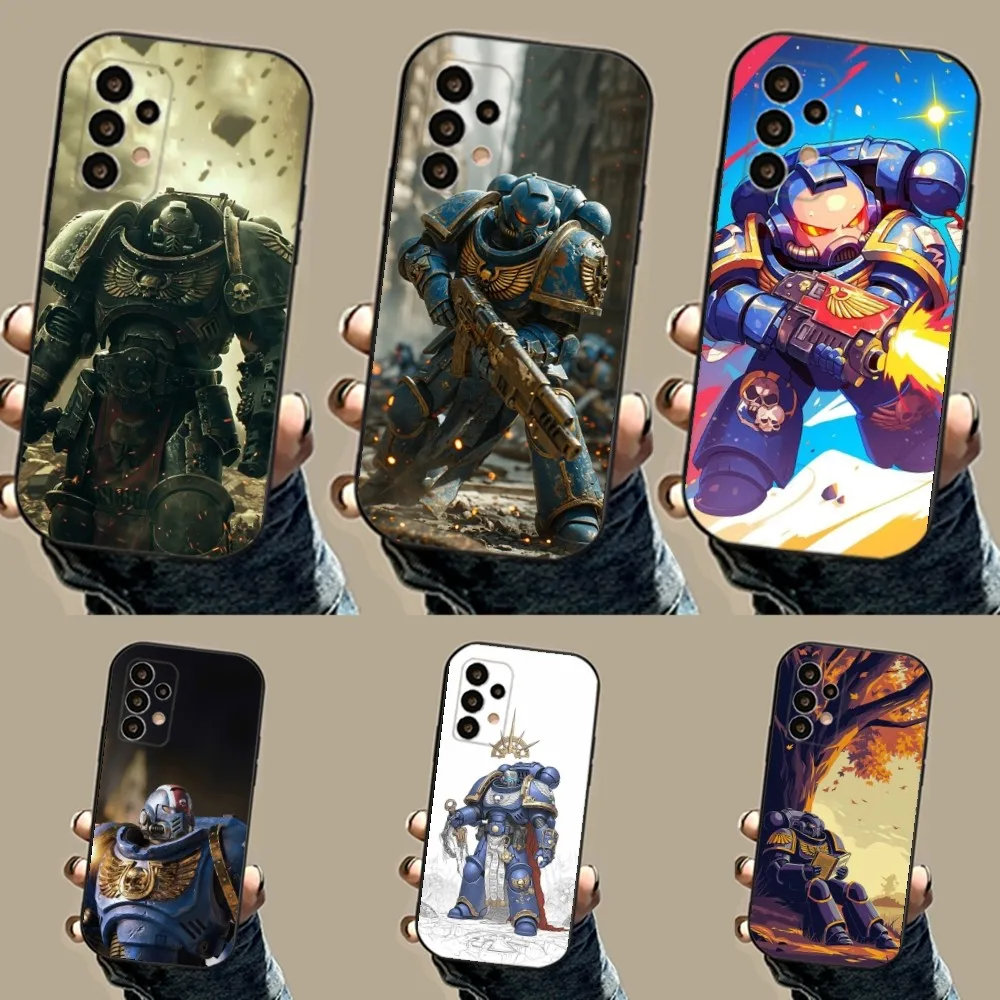 Game W-warhammers-S 40k Phone Case For Samsung S24 23 22 30 21 10 9 Ultra Plus Lite FE 5G Black Soft