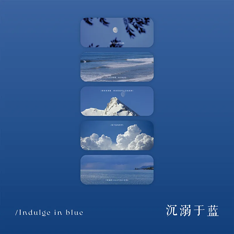 

MOONBIFFY закладки с облаками 5 шт.