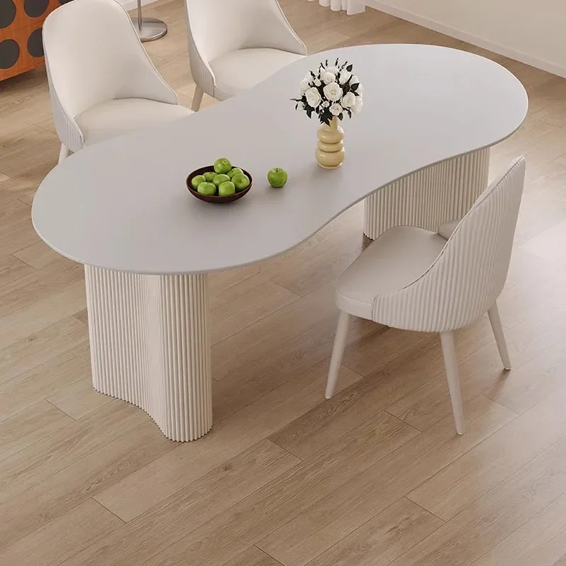 Стол для обеденной комнаты овальной формы элегантные столы кафе ресепшн