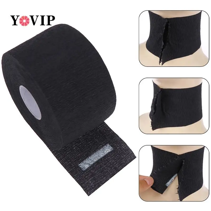 

1Roll Disposable Salon Barber Hair Dresser Neck Paper Roll Cutting Dressing Hairdressing Collar Accessory Necks Covering