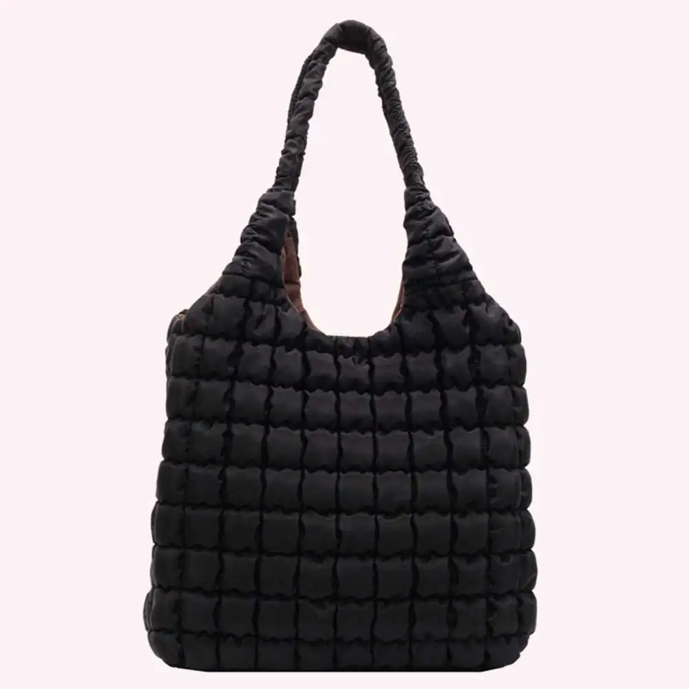 Сумка-тоут Женская Стеганая вместительный стеганый саквояж легкий чемоданчик с