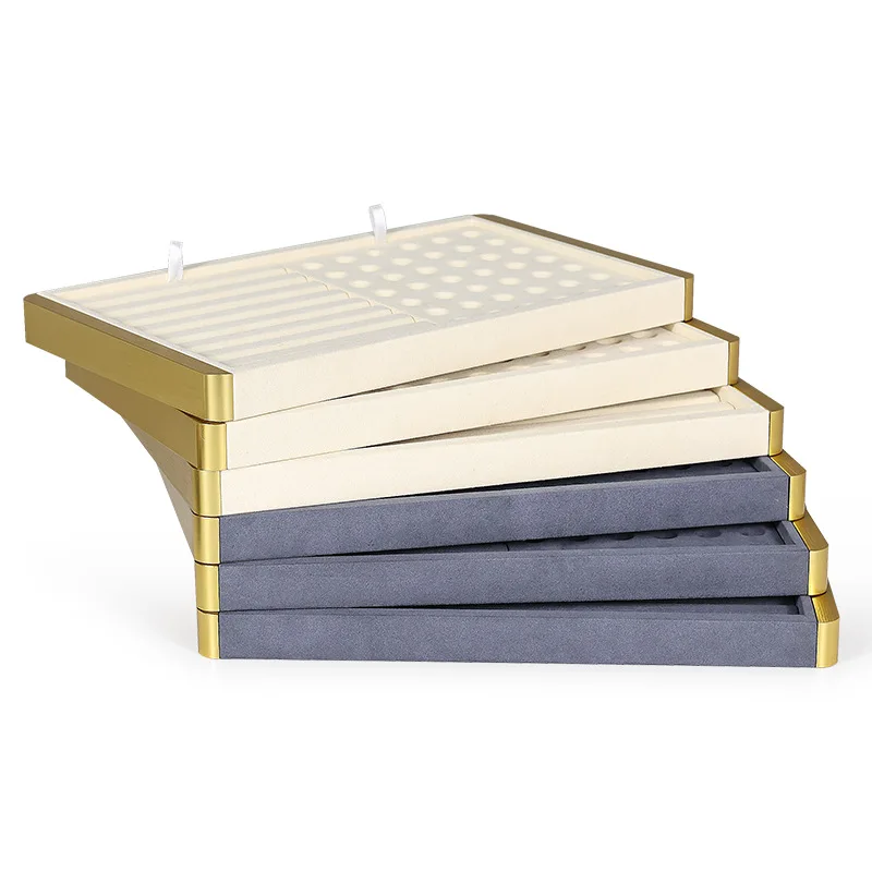 Metal Diamond Transformation Display Tray Bare Stone Beads Look Pallet Pearl Bracelet Ladder Jewelry Storage Display Tray