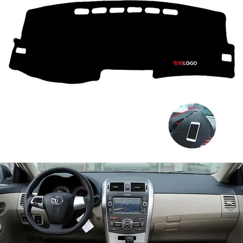 Нескользящий коврик для приборной панели Toyota Corolla 2007 2008 2009 2010 2011 2013
