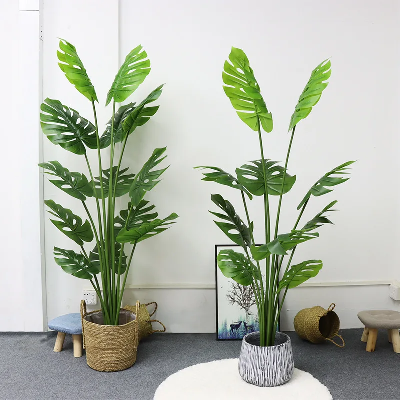 

Nordic Living Room Large Simulation Turtle Back Potted Plant Indoor Floor Decoration Fake Tree Green Plant Bonsai Simulation