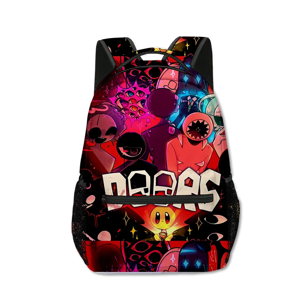 

Full Print Doors Roblox Figure Sports Children's Backpack Lightening Zipper Shoulders Outdoor Bag Beautiful Fashion Accessories