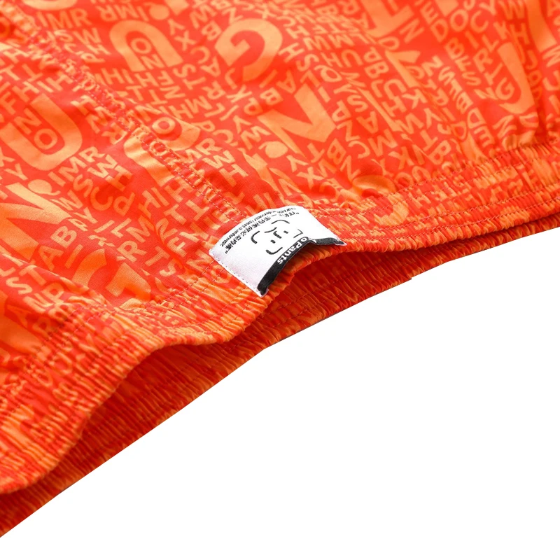 HaleyChan 1Pc Men's Home Woven Print Arrow Pants Cotton Fashion Loose Breathable Four Boxer Briefs Mens Sexy Underwear Lingerie