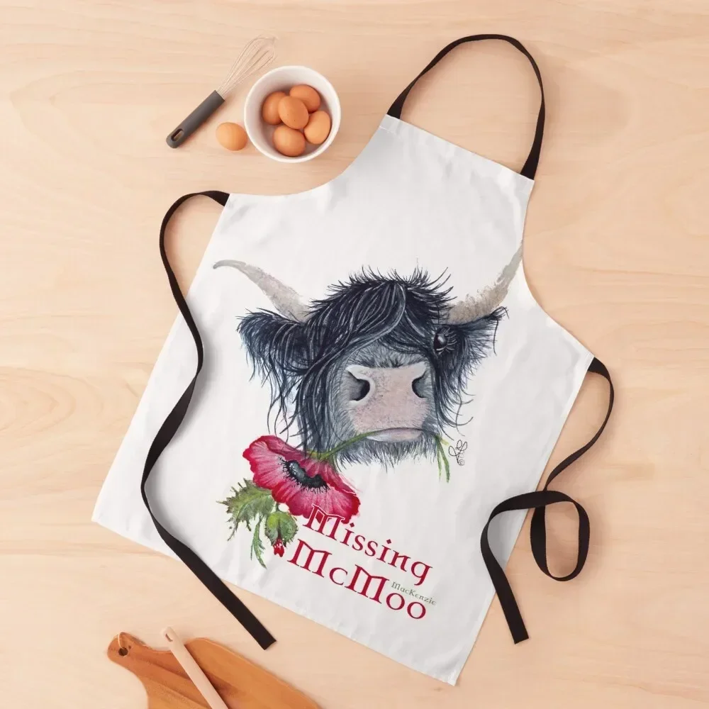 Фартук Missing MacKenzie McMoo для женщин кухонная форма шеф-повара на заказ мужчин фартук