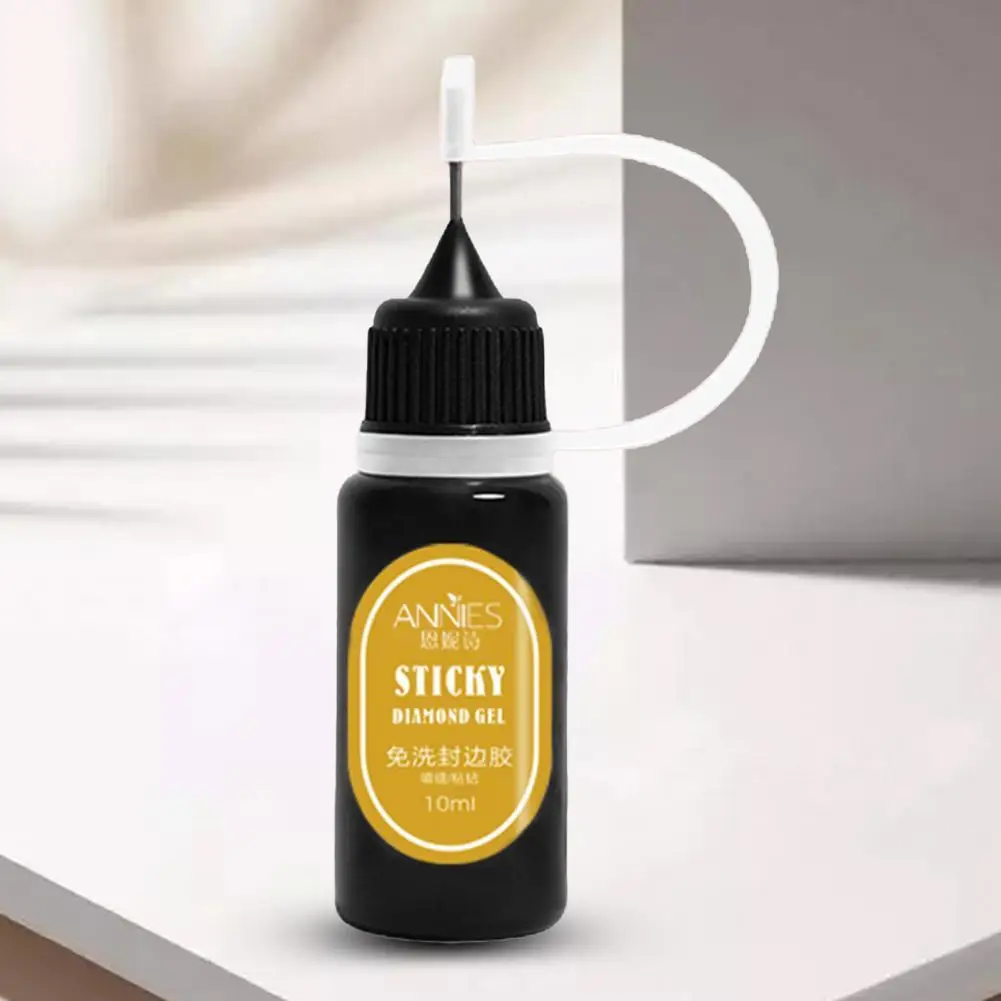 

10ml Nail Adhesive Glue Safe Portable Not Flowing DIY Nail Art Caulking Glue Pen for Beginners Nail Gel Glue Nail Art Glue