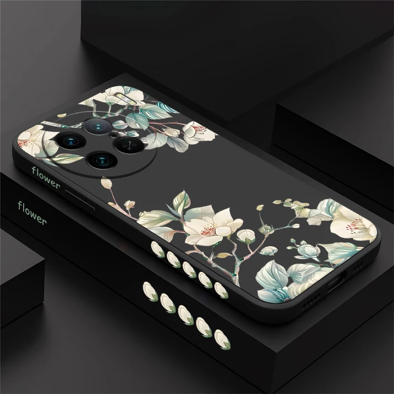 Чехол с белыми маленькими цветами и цветочным узором для Vivo Z1I Z1X Z3X Z5 Z5I U3 U10 U20