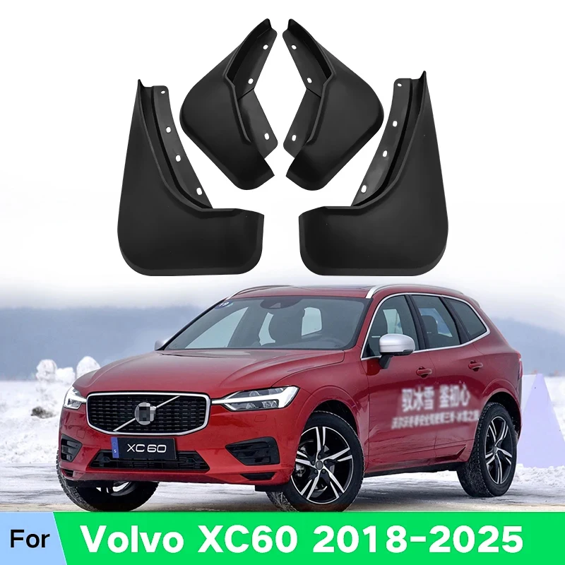 

Брызговики для Volvo XC60 2018-2025 2022 2023 2024, брызговики на крыло, передние и задние брызговики, автомобильные аксессуары