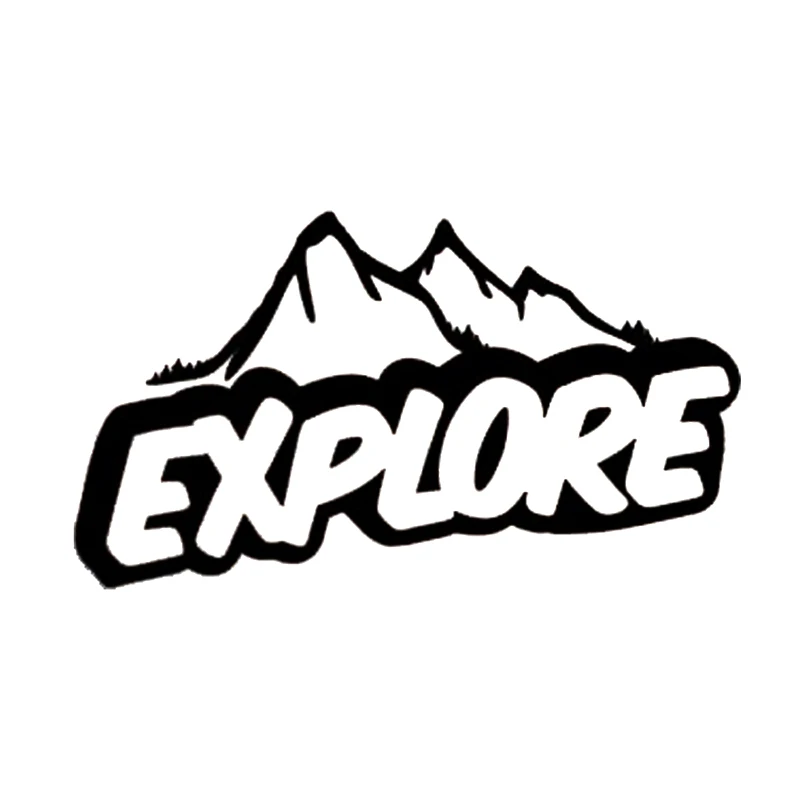 

20*11.3cm Explore Travel Mountain Car Sticker Vinyl Decals Nature Expedition Travel Laptop Car accessories