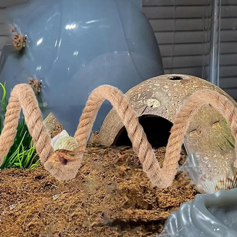 Hermit игрушка-краб змея Краб Скалолазание Веревка лестница упражнения игрушка для