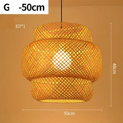

Подвесной светильник JOYINLED, бамбук, 30/38/50 см