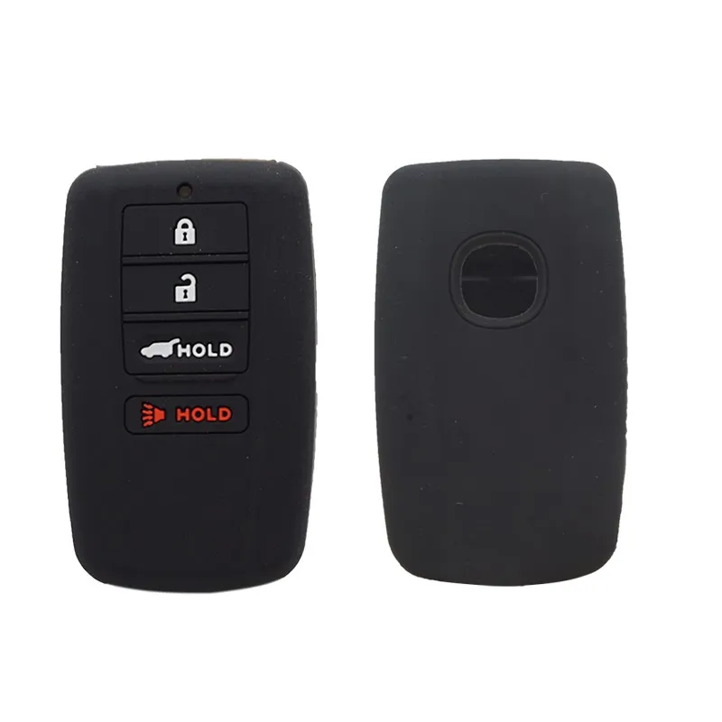 

Силиконовый чехол для автомобильного ключа Xinyuexin, чехол для ключа Acura ILX TLX RLX RDX MDX TS, защитный чехол для ключа с 4 кнопками, автомобильный аксессуар