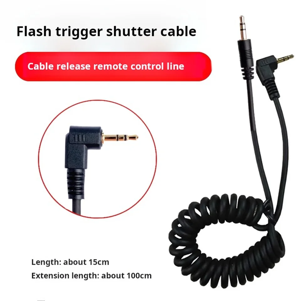 Соединительный кабель затвора 2 5 мм/3 мм C1 3 для Canon 500D 450D 200D 1300D 1200D 1100D 1000D M5 M6 G3X G10 G11