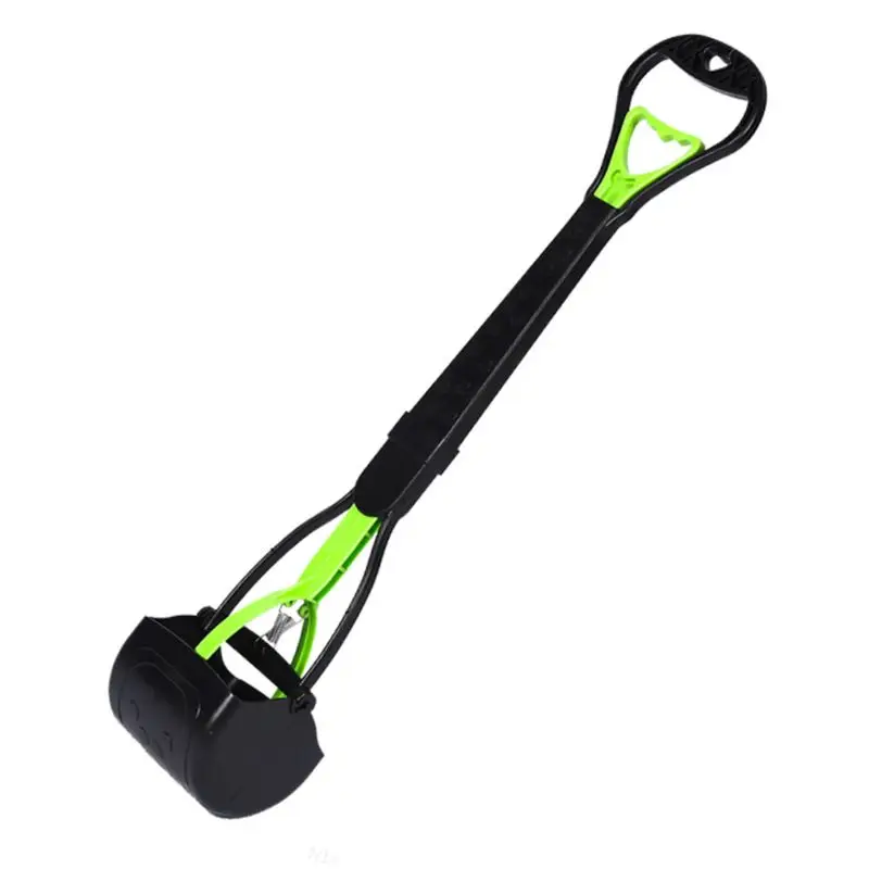 

Portable Non-Breakable Pet Pooper Scooper for Dogs with Foldable Long Handle Walk Dog for Easy Pick Up for Grass Gravel G5AB