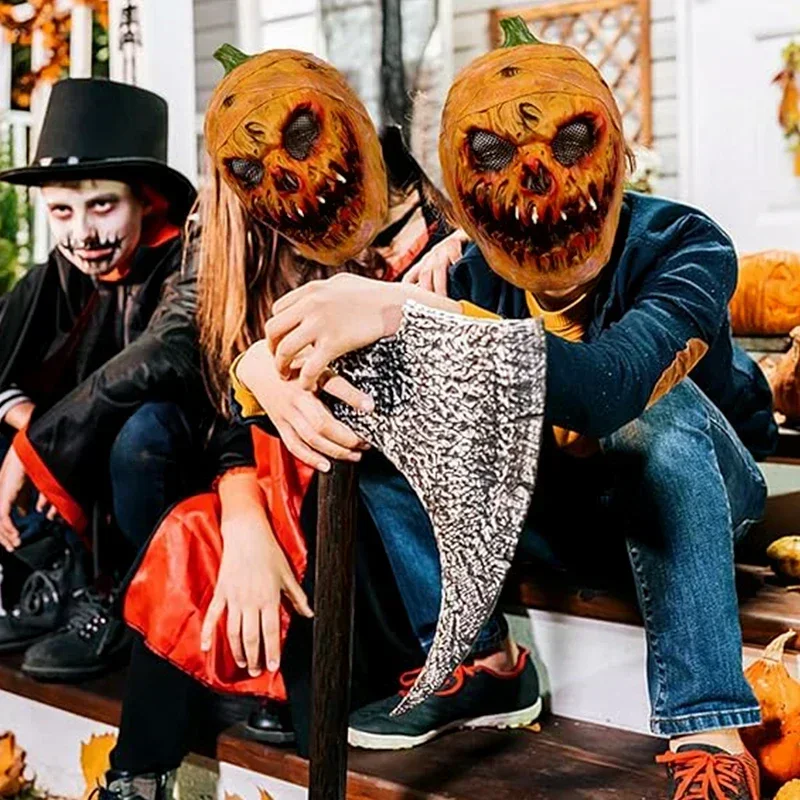 Маска тыквенного монстра для взрослых полнолицевой головной убор новинка