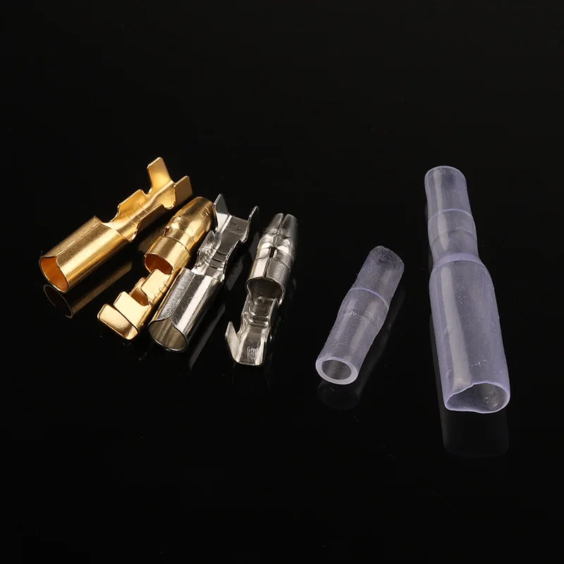 10/30/50/100 Set 4.0 Bullet Terminal Car Electrical Wire Connector Diameter 4mm Pin Female Male Suit Sheath Cold Press Terminal images - 6