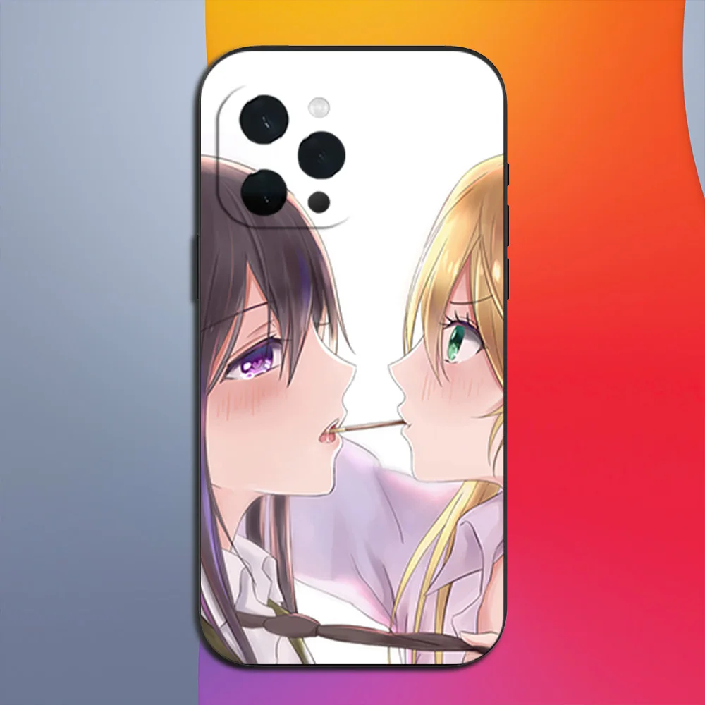 lesbian Anime Citrus Yuzu Aihara Mei LGBT Phone Case for iPhone 11 12 13 14 15 16 Max Pro Plus Soft Shell