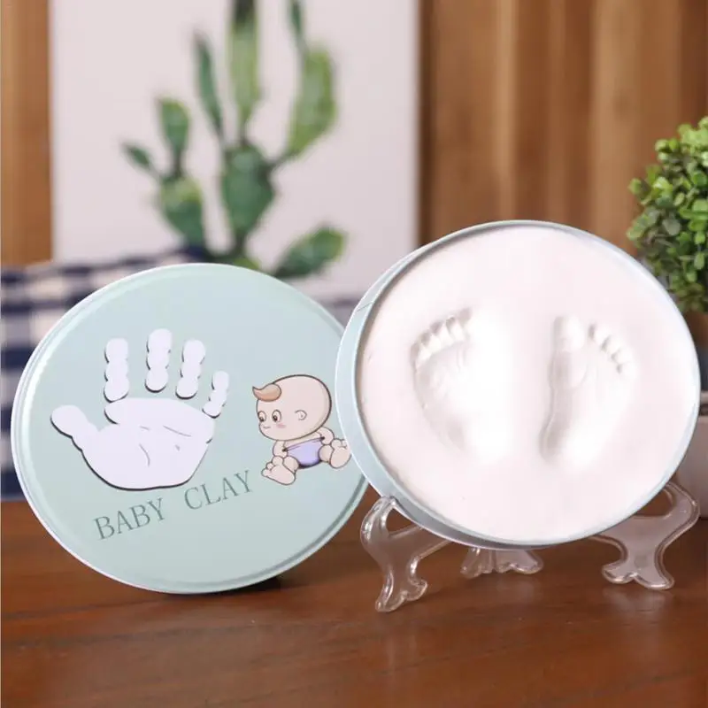 

Newborn Baby Hand And Foot Inkpad Photo Frame Hand And Foot Print Souvenir