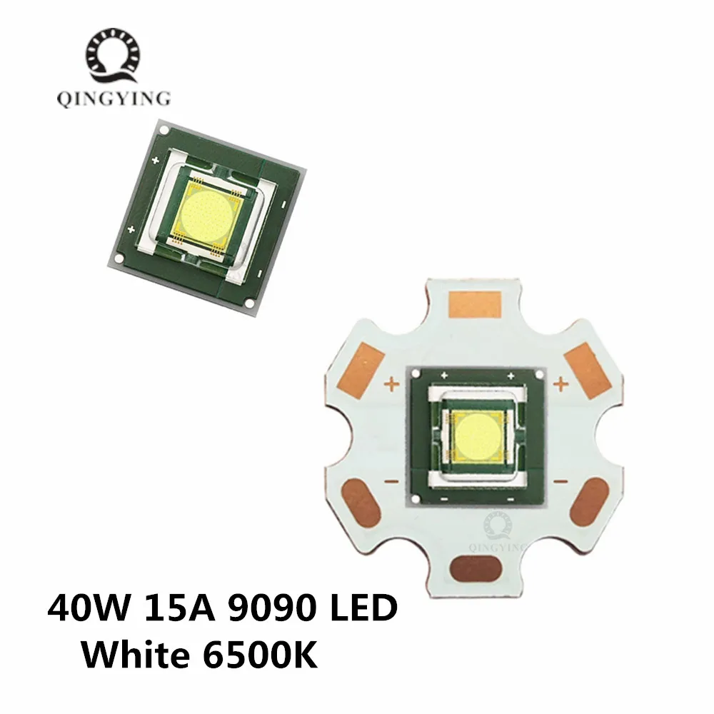 1 шт.-5 шт., Лазерные фонарики, фонарь, Чип 9090, 40 Вт, SMD диоды SBT90, высокая мощность-лм, холодный белый свет, бесплатная доставка