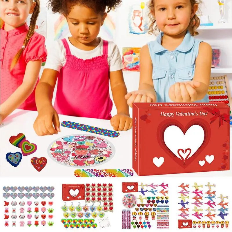 

Valentine's Day Classroom Prizes Pretend Play Toys Prize Box Toys For Kids' Classroom Valentine's Day Gift Children's Party Gift