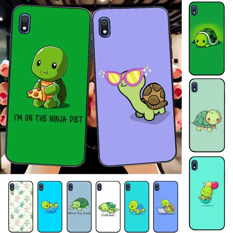 LVTLV Cartoon Sea Turtle Phone Case for Samsung A51 01 50 71 21S 70 31 40 30 10 20 S E 11 91 A7 A8 2018