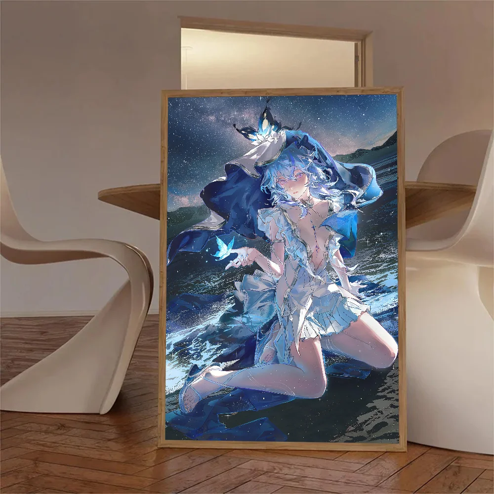 Экономка проиграющие волны игровой постер печать на бумаге домашняя гостиная