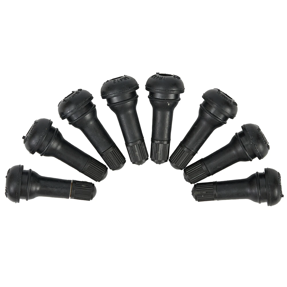 

10Pcs/set TR413 Snap In Type Rubber Tire Valve Cap Cars Truck Tubeless Tyre Valve Stem Cover New Car Parts