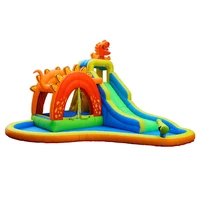 2022 wonderful oxford cloth inflatable children play sprinkler naughty castle spray bouncy castle