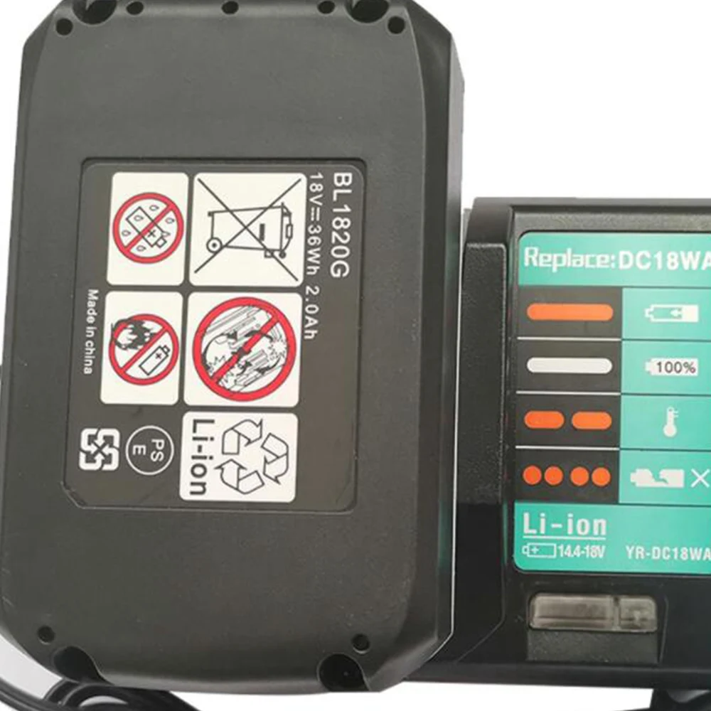 Зарядное устройство 14 4-18 В DC18WA для Maktec MAKITA DC18SG DC1851 BL1813G BL1415G BL1413G UH522D UM167D UR180D
