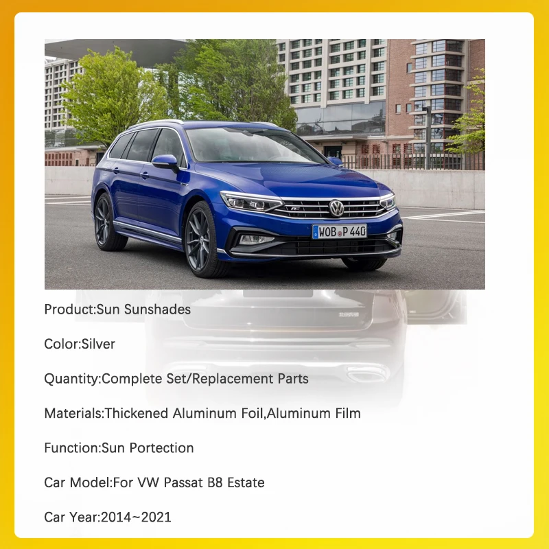Солнцезащитный козырек на окно автомобиля для Volkswagen VW Passat B8 вариант постройки 2014