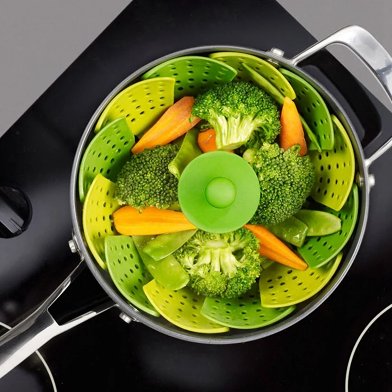 Складная пароварка для фруктов и овощей сливная стойка пароварки