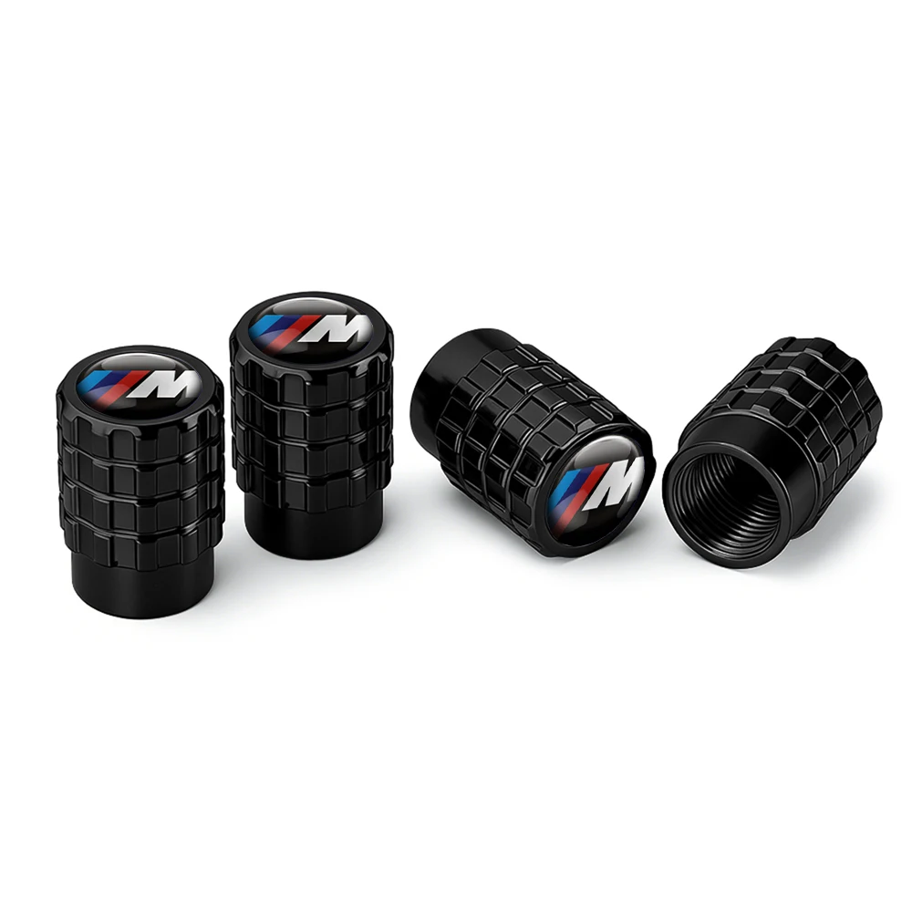 Фото Комплект из 4 металлических колпачков для автомобильных шин BMW M Performance (F30, F32, F48, E28, E30, E34, E36, E39, E46, E52, E53, E60) №4