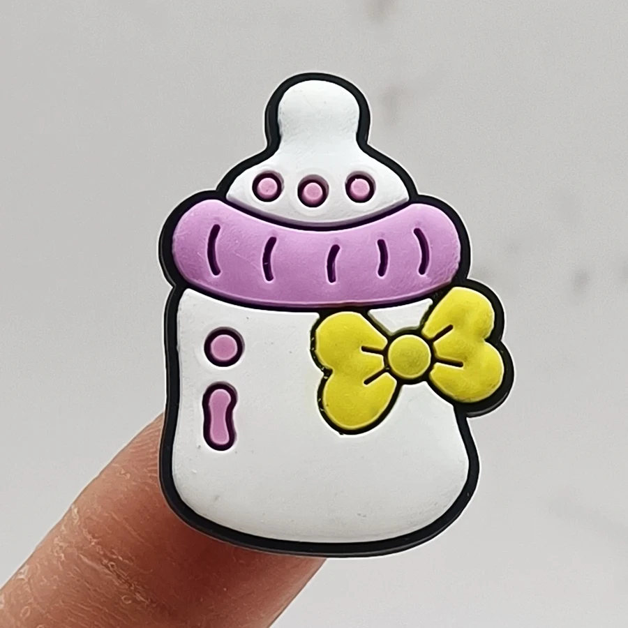 Dropshipping Cartoon Food PVC Shoe Buckle Accessories Funny DIY Shoes Decoration Fit Pins Jibz For Crocs Charms Kids Party Gift